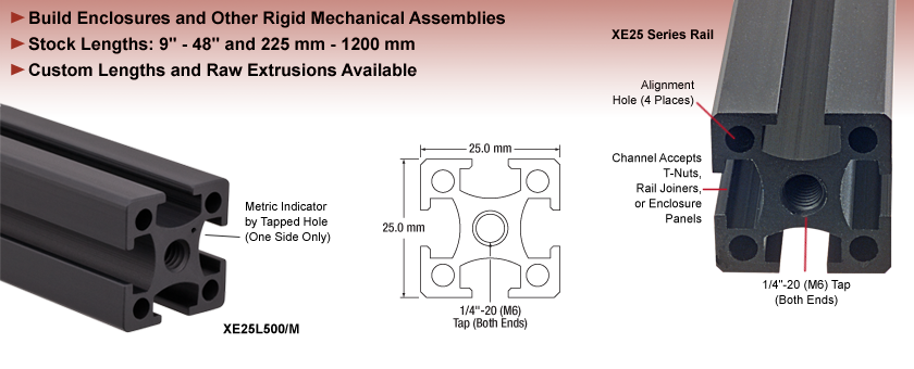 25 mm Optical Construction Rails