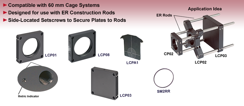 Standard 60 mm Cage Plates