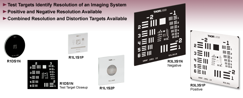Resolution Test Targets
