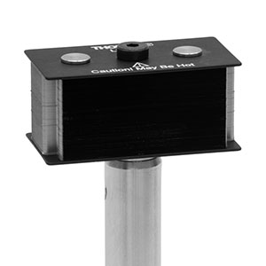 LB1/M - Beam Block, 400 nm - 2 µm, 10 W Max Avg. Power, Pulsed and CW, Includes TR75/M Post