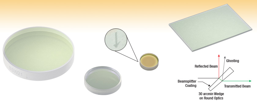 UV Fused Silica Broadband Plate Beamsplitters (Coating: 250