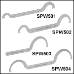 Spanner Wrenches for Locking Rings and Optical Posts