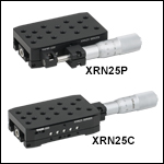 Compact Quick Connect Translation Stages, 25 mm Travel<br>
