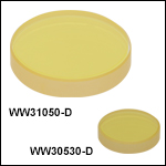 Sapphire Wedged Windows, AR Coating: 1.65 - 3.0 µm