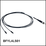 Bifurcated Fiber Bundle, Ø400 µm Core, 0.39 NA, SMA905 to Ferrules
