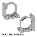 Polaris<sup>®</sup> Ø50 mm Kinematic Mirror Mount, 2 Adjusters