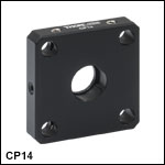 Standard Cage Plate for Ø1/2in Optics