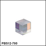 1/2in (12.7 mm) Laser Line Polarizing Beamsplitter Cubes
