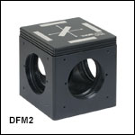 60 mm Cage-Compatible, Kinematic Fluorescence Filter Cube