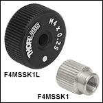 M4 x 0.25 Removable Adjuster Knob