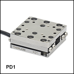 20 mm Linear Stage with Piezoelectric Inertia Drive