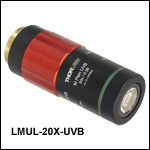 Thorlabs Achromatic, Microspot<sup>®</sup> UV Focusing Objective