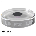 Ø8 mm Crystalline Supermirrors on Ø1" Substrate, Concave