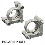 Ø1.5" Polaris Low-Distortion Kinematic Mount, 2 Adjusters