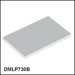 Longpass Dichroic Mirror/Beamsplitter: 730 nm Cut-On Wavelength