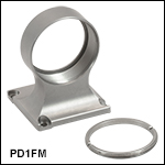 Fixed Optic Mount for PD1 Series and UDX1 Series 20 mm Piezoelectric Stages