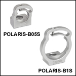 Polaris<sup>®</sup> Flexure Clamp Fixed Mounts, Beamsplitter Optimized