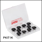 Pinhole Kits, Stainless Steel Foils, Ø1in Housings