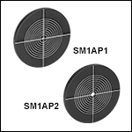 Threaded Alignment Disks with Through Holes