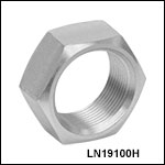 3/16in-100 Lock Nut, Aluminum