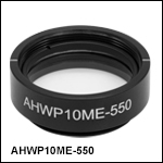 Ø1in Mounted Polymer Zero-Order Achromatic Half-Wave Plate, SM1-Threaded Mount