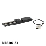 100 mm (3.94in) Low-Profile Motorized Translation Stage 100 mm (3.94in) Low-Profile Motorized Translation Stage
