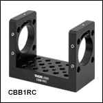 30 mm Cage System U-Bench with SM1 Flexure Mount<br> 30 mm Cage System U-Bench with SM1 Flexure Mount<br>