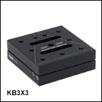 Kinematic Base: 3in x 3in (75 mm x 75 mm)