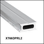 XT66 66 mm Double Dovetail Rail, Raw Extrusion