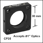 Standard Cage Plate for Ø1in Optics