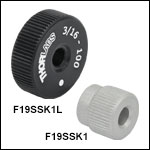 3/16in-100 Removable Adjustment Knobs