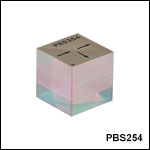 1in (25.4 mm) Polarizing Beamsplitter Cubes