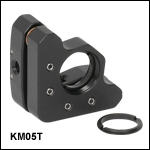 Kinematic Mount for Thin Ø1/2in Optics, 2 Adjusters