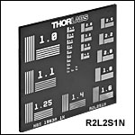 NBS 1963A Resolution Test Targets, 2in x 2in