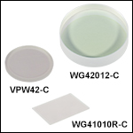 UV Fused Silica Broadband Windows, AR Coated: 1050 - 1700 nm