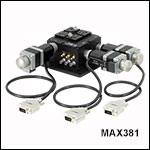 3-Axis NanoMax Stage with Stepper Motor Actuators