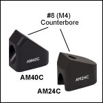 Counterbored Post Mounting Angle Blocks