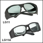Laser Safety Glasses: 75% Visible Light Transmission