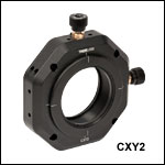 XY Translator for 60 mm Cage Systems