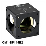 45:55 (R:T) Cube-Mounted Pellicle Beamsplitter, Coating: 700 - 900 nm