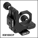 Ø1in Kinematic Mirror Mount with Post-Centered Front Plate