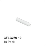 Ø1.25 mm, 6.4 mm Long Ceramic Ferrules (For Single Mode or Multimode Fibers)