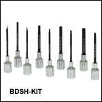 1/4in Square Drive Hex Bit Kit