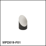 Ø1/2" 90° Off-Axis Parabolic Mirrors, UV-Enhanced Aluminum Coating