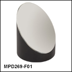 Ø2" 90° Off-Axis Parabolic Mirrors, UV-Enhanced Aluminum Coating