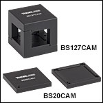 Beamsplitter Adapters for use with Compact Cage Cubes