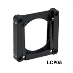 Filter Mount for 2in (50.8 mm) Square Optics, Cage Compatible