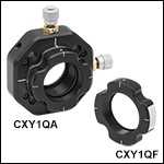 30 mm Cage XY Translator for Ø1in Optics with Quick-Release Mounting Carriage