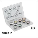 IR Hard-Coated Bandpass Filter Kit, 10-12 nm FWHM