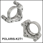 Ø2in Polaris<sup>®</sup> SM2-Threaded Kinematic Mirror Mounts, 2 Adjusters